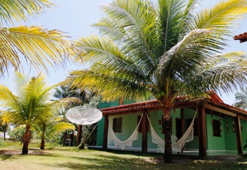 área externa do chalé